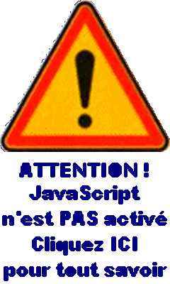 ATTENTION, JavaScript NON actif !